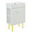 21.6" White Bathroom Vanity