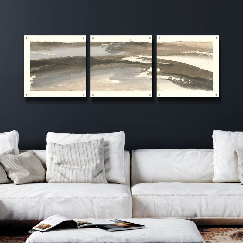 «Brushscape VI» par Chris Paschke, H 24 po x l 72 po