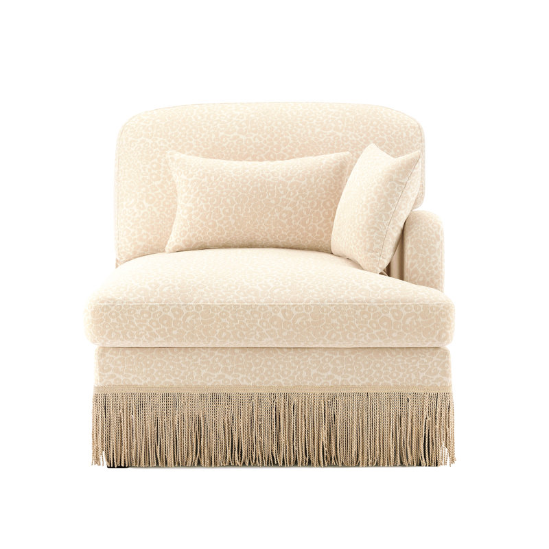 Canapé RSF léopard chenille avec coussins - café beige, Beige-brun