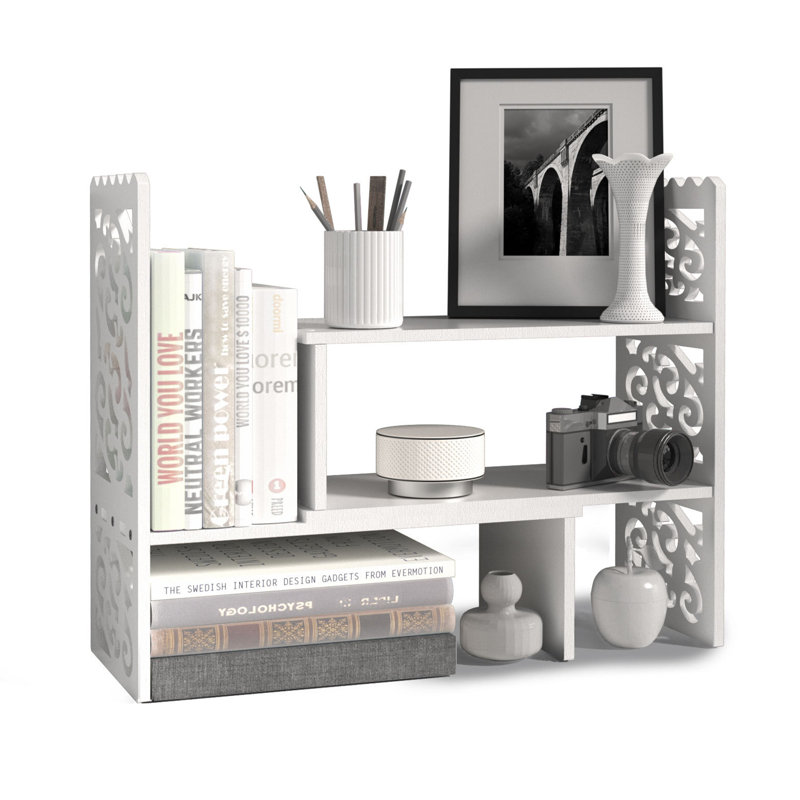 Desktop Organizer Desk Storage Shelf Space Saver