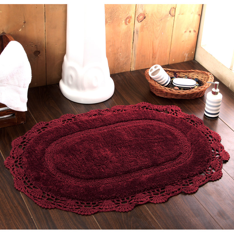 Tapis pour salle de bain Winfree, Cabernet, L 32 po x L 20 po
