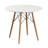 Akaash Round Solid Wood Base Dining Table-39111415-39111416