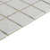 Slate Attaché 2" x 2" Ceramic Mosaic Tile in Meta White