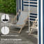 Parasol portatif avec bloc, 5,8 pi x 5,8 pi, rayure bleue et blanche, auvent à volants, option murale, blanc, portatif, vent