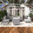8-Piece Patio Conversation Set With Propane Fire Pit Table, Coffee Table-1338646606