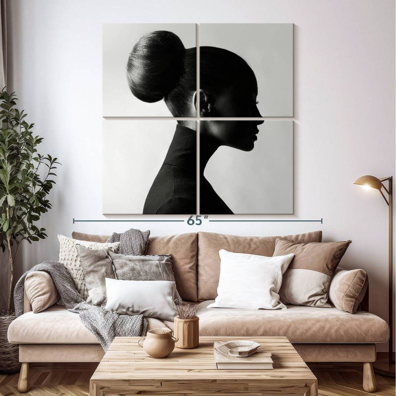 Neck Up, 50" H x 50" W