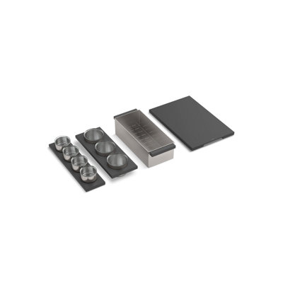 Synthos Four-Piece Workstation Sink Accessory Set
