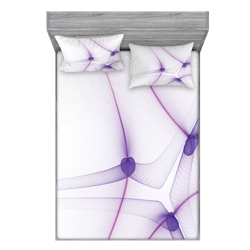Microfiber Sheet Set, Full Sheet Set with Fitted Sheet