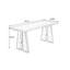 Bureaux rectangulaires en bois massif noyer foncé-1491772047