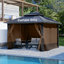 Paroi latérale en polyester pour pavillon de jardin Aoodor-97531257-121327738