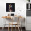 «Quirky Christmas Man», reproduction d'art mural contemporain abstrait-130680453