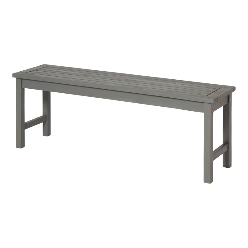 Tournesol Outdoor Acacia Wood Picnic Bench, Gray Wash