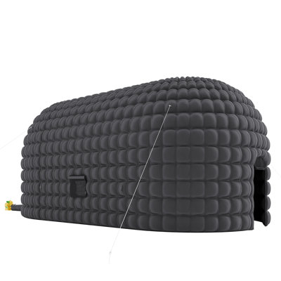 Tente de fête gonflable de 15 pi avec ventilateur, tente de boîte de nuit gonflable portable pour adultes