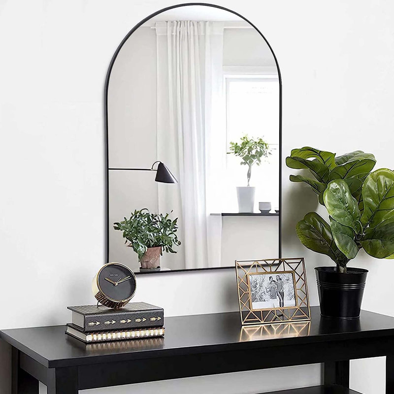 Miroir de salle de bain, H 30 po x l 20 po, Noir