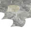 Seashell 14.63'' x 12.13'' Glass Fish Scale Mosaic Wall Tile-45293104