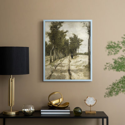 «Vintage Landscape CCLX», reproduction encadrée - bois massif
