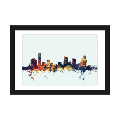 " Skyline Series: Grand Rapids, Michigan, USA " by Michael Tompsett Print