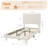 Bed Frame with 3-Level Adjustable Headboard, Full Bed Frame Vertical Channel Tufted, Velvet Upholstered Platform, Wooden Slats Support-1667546643-1667546636