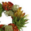 25" Hydrangea And Heather Fall Wreath With Bows