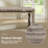 5 Piece Dining Table Set, Farmhouse Rectangular Kitchen Table & 4 Upholstery Chairs, Beige-2128078181-2127139347