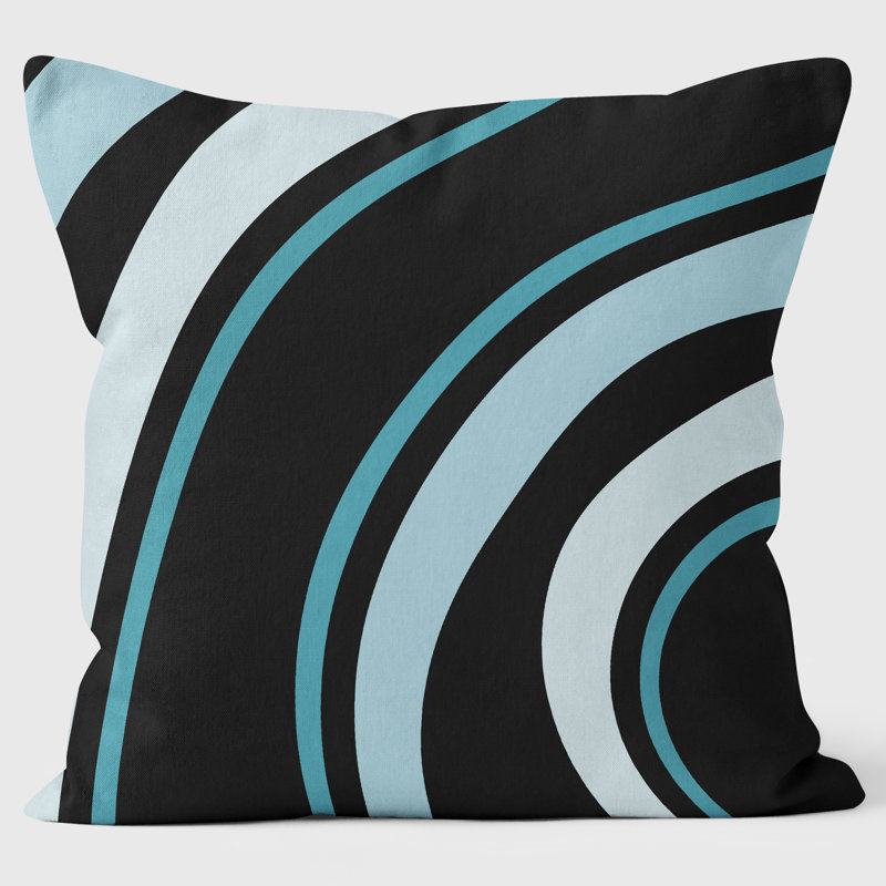 Blue Candy Abstract Cushion