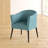 Babette 25" W Solid Wood Frame Mid-Century Modern Barrel Chair-61916166