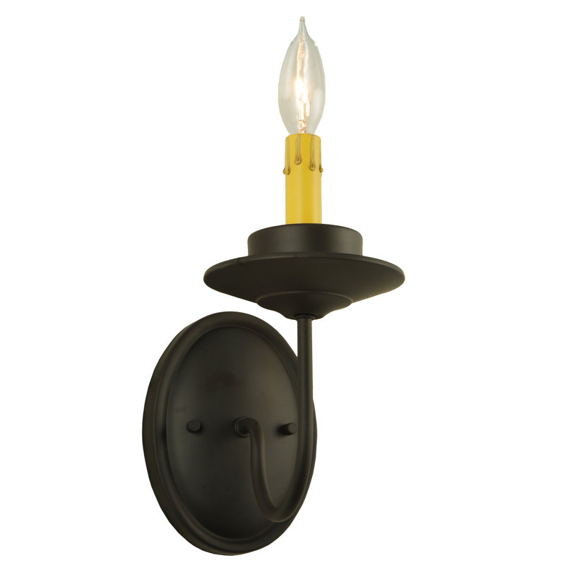 Rustic Lodge 1 - Light Candle Wall Light