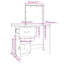 Dressing Table with Mirror-1067106505