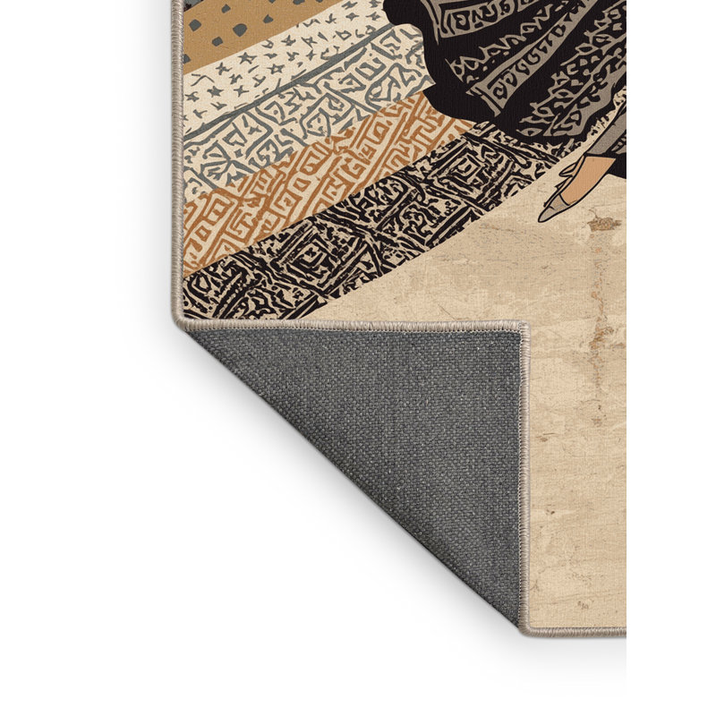 Tapis moelleux moelleux moelleux d'inspiration mondiale irlandaise Schroeders, 2 pi x 3 pi