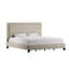 Lit tapissier capitonné standard à profil bas Kaster-517925154-517925153