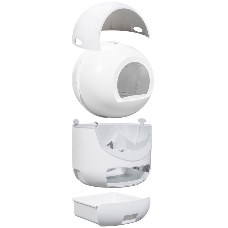 Enclosed Self-Cleaning Litter Box