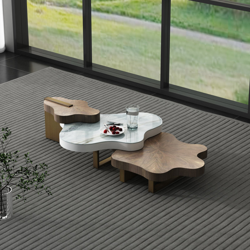 Ensemble de tables basses 62 po Modern Luxury