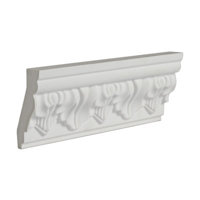 Moulure de couronne H 1,25 po x l 6 po x P 2,63 po Leaf