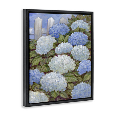  «Blue Hydrangea Floater», art mural sur toile par Paul Brent