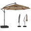 Parasol d'extérieur élégant, parasol de piscine, parasol de patio en porte-à-faux