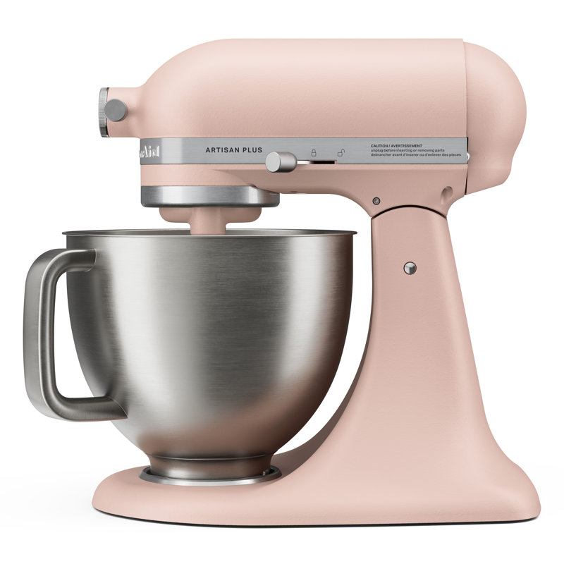 KitchenAid® Artisan Plus Mixer with Integrated Bowl Light & Precision Speed Control – Agave, Feather Pink