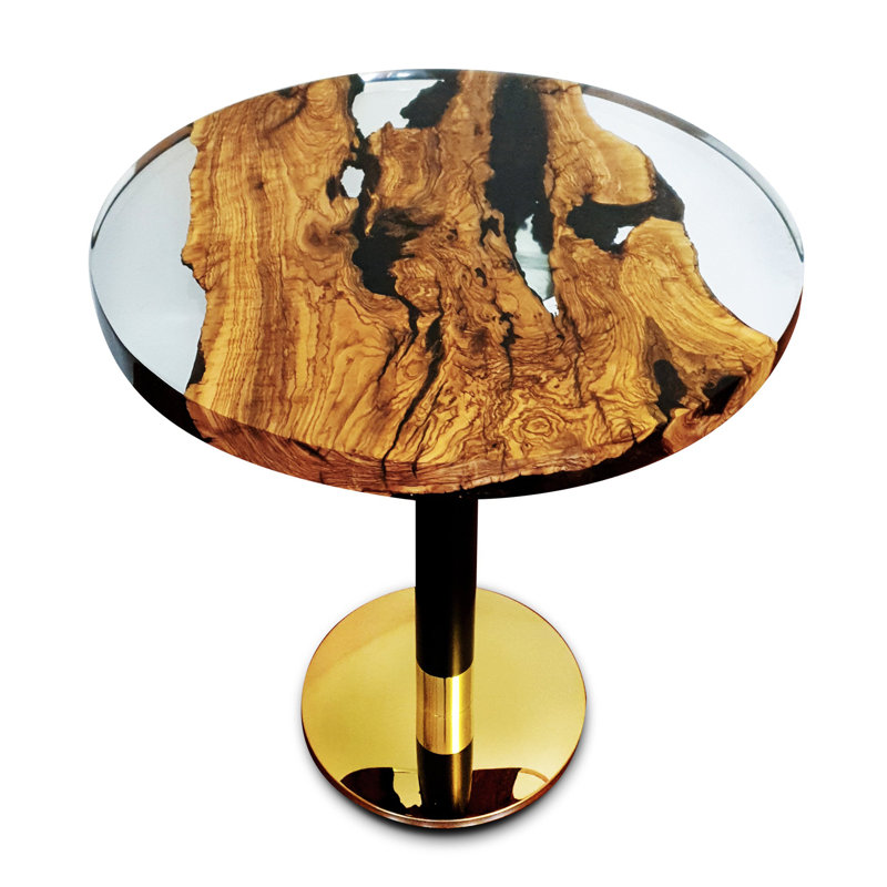 Olive Round Dining Table, 29.9" W x 29.9" L 