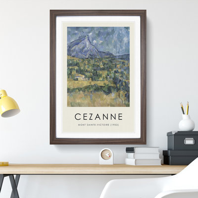 Mont Sainte Victoire Vol.2 by Paul Cezanne - Picture Frame Painting