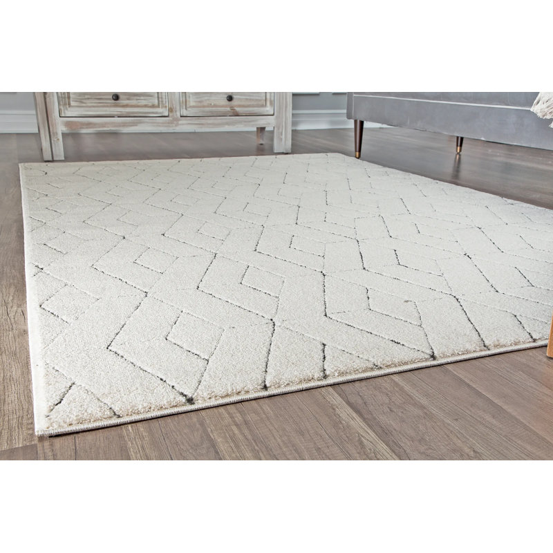 Cadence Contemporary Limestone Area Rug, Rectangle 5' x 7'6"