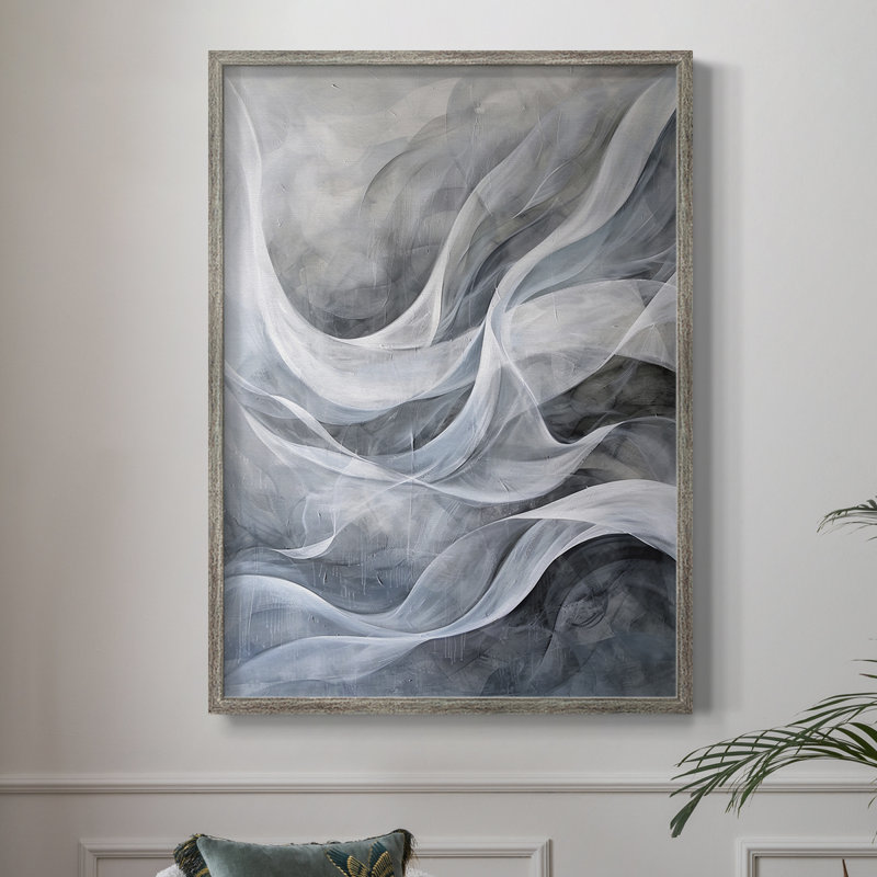 ABSTRACT Series CDLX III, reproduction encadrée - bois massif, H 11 po x l 9 po