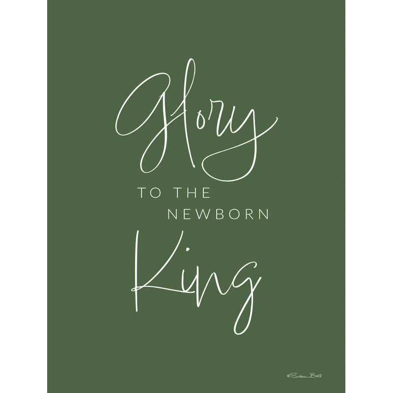 «Bavaro Glory To The Newborn King» par Susan Ball, H 18 po x l 12 po