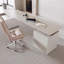 Bureau rectangulaire simple 94,49 po blanc crème-2088864413