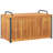 Acacia Solid Wood/Metal Cabinet Deck Box-104330451