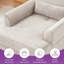 Fauteuil d'appoint rembourré surdimensionné de 41 po de largeur avec dossier réglable pour une utilisation multi-scène-132504733