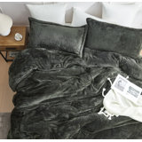 Original Plush Dark Forest Green Coma Inducer Oversized Comforter
