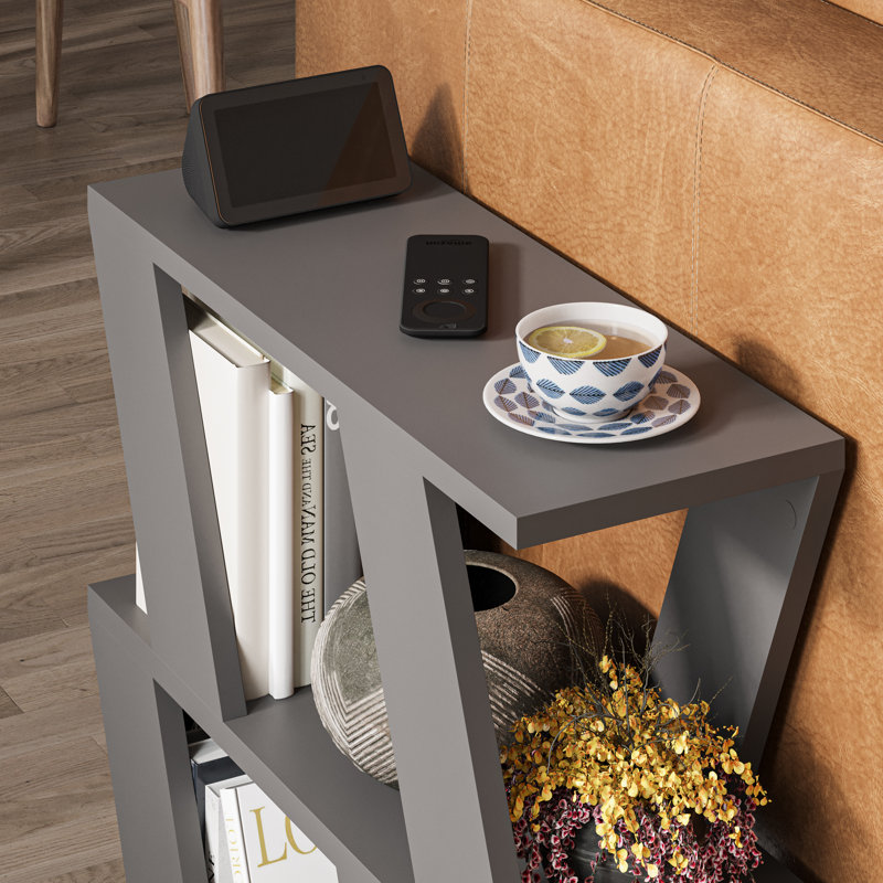Table de bout avec rangement Frame, Anthracite