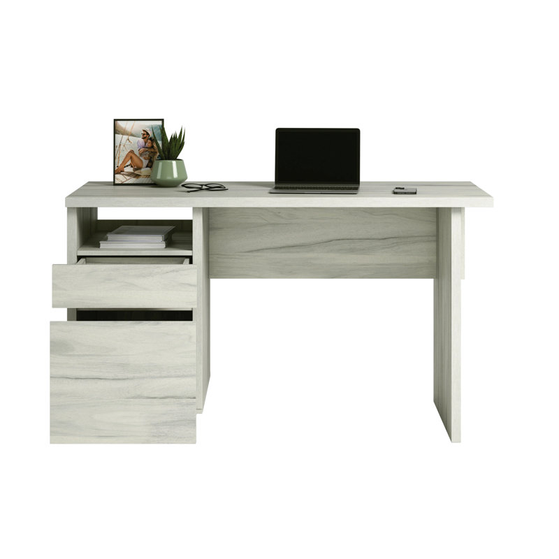 Bureau avec tiroir classeur, finition blanche