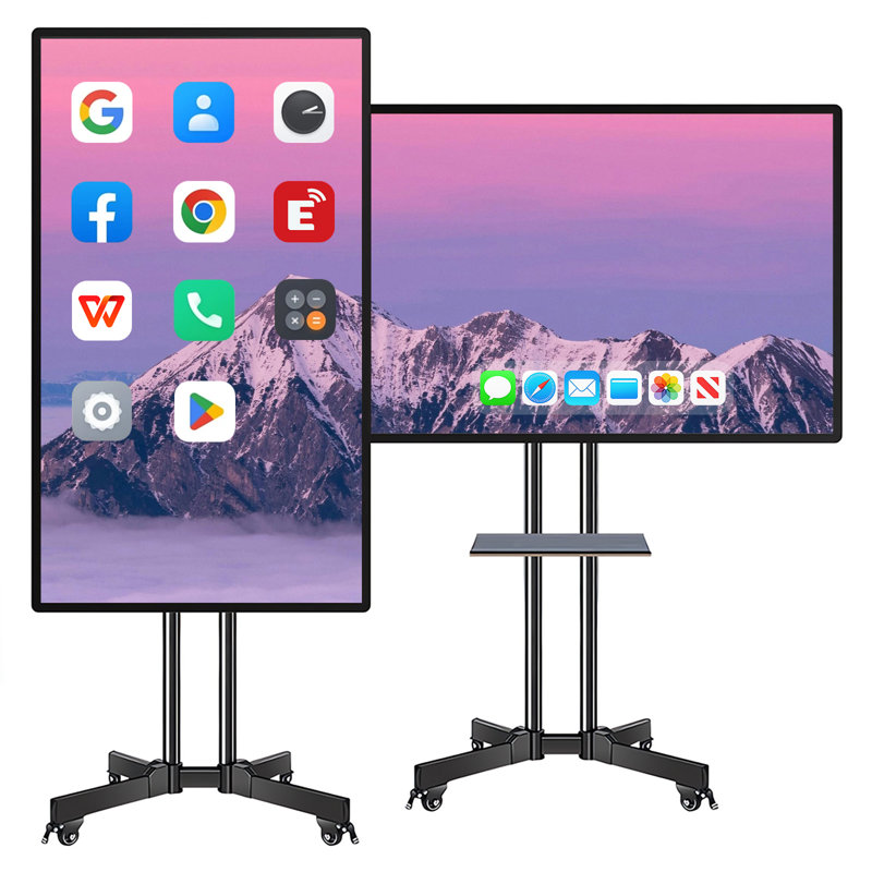 JYXCN 4K Smart Board 49 pouces tout-en-un, tableau blanc interactif à écran tactile avec double système et fonction de partage de nuage Idéal pour la salle de classe, le bureau et les présentations?