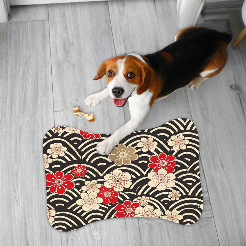 Japanese Heritage Designs - Tapis d'alimentation en os 1 pièce