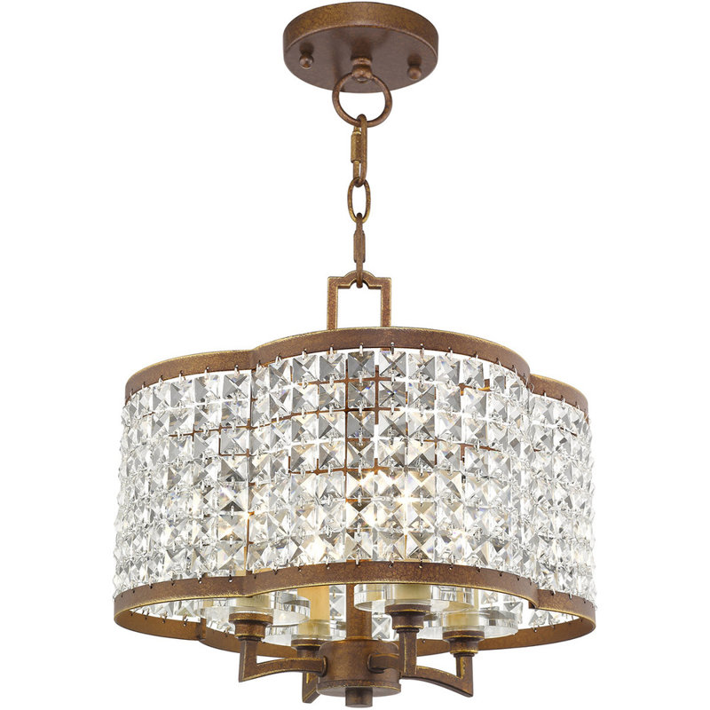 4 - Light Geometric Chandelier